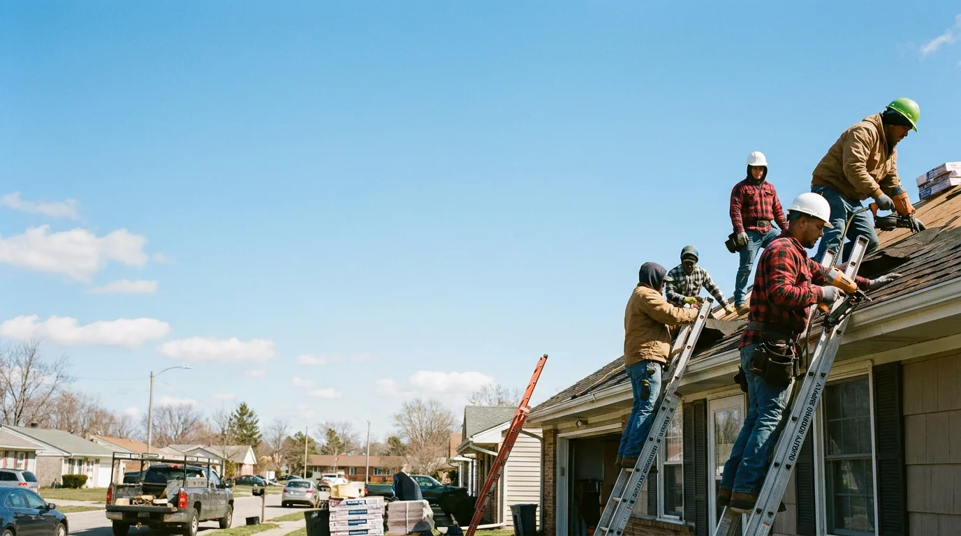 Roofing in Sciota, IL near me
